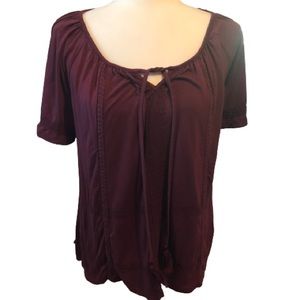 Knox Rose women’s boho casual top size m
